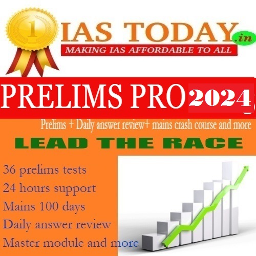UPSC IAS PRELIMS TEST SERIES 2024 with mains writing by IASTODAY